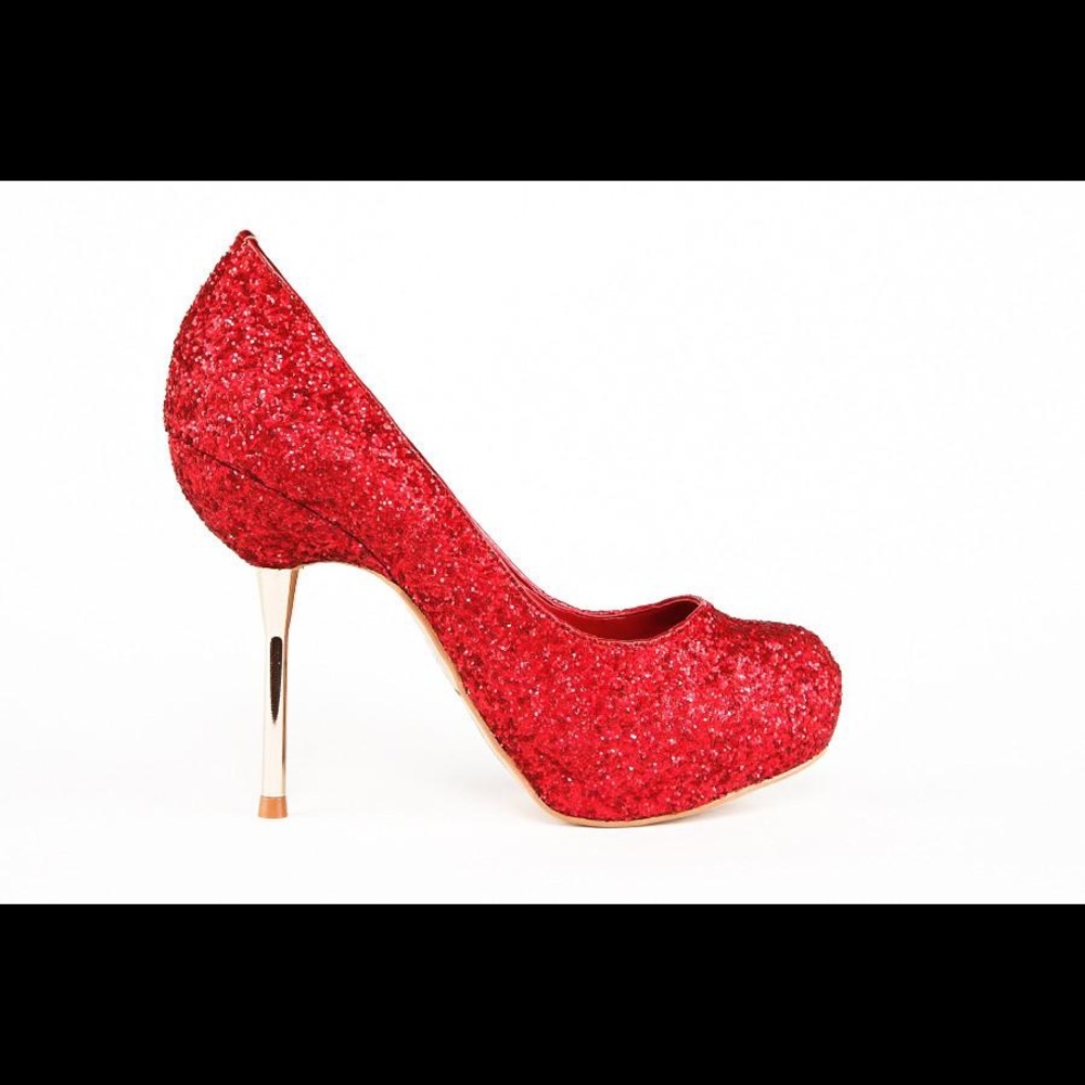 👠BEST PRICE no offer.Top Heels Co Sofia Red Pumps - Picture 2 of 4